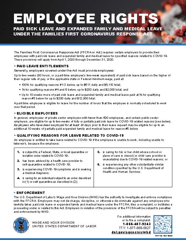 DOL Poster on FFCRA